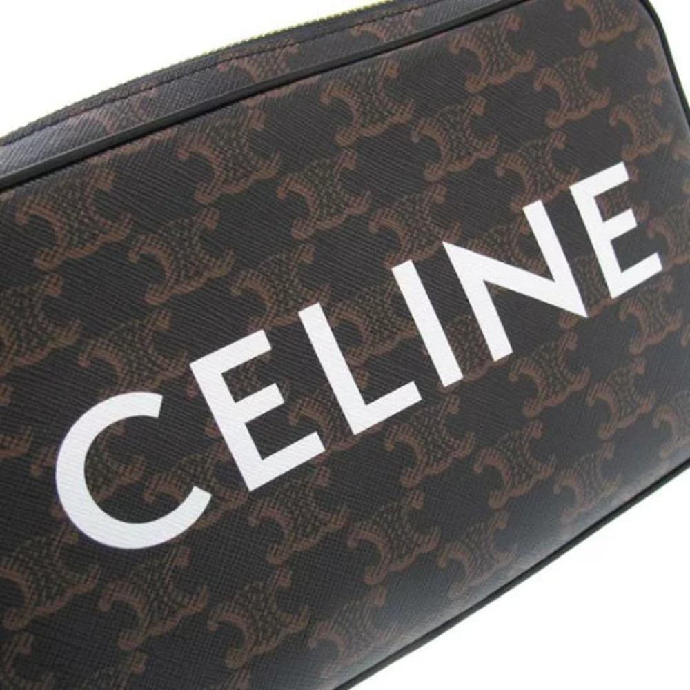Celine Messenger Bag Triomphe canvas Black - Picture 6 of 9